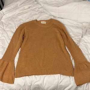 Vestique Sweater with Bell Sleeves